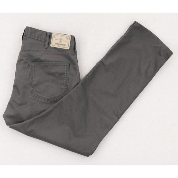 Patagonia Other - Patagonia Performance Twill Jeans Men's 35 X 30 Forge Gray Straight Iron Clad